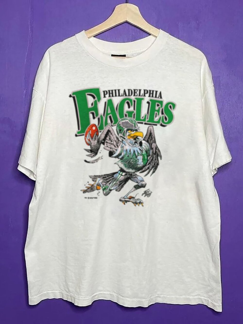 90s Vintage Philadelphia Eagles Football T Shirt, Retro NFL Eagles Unisex Shirt
